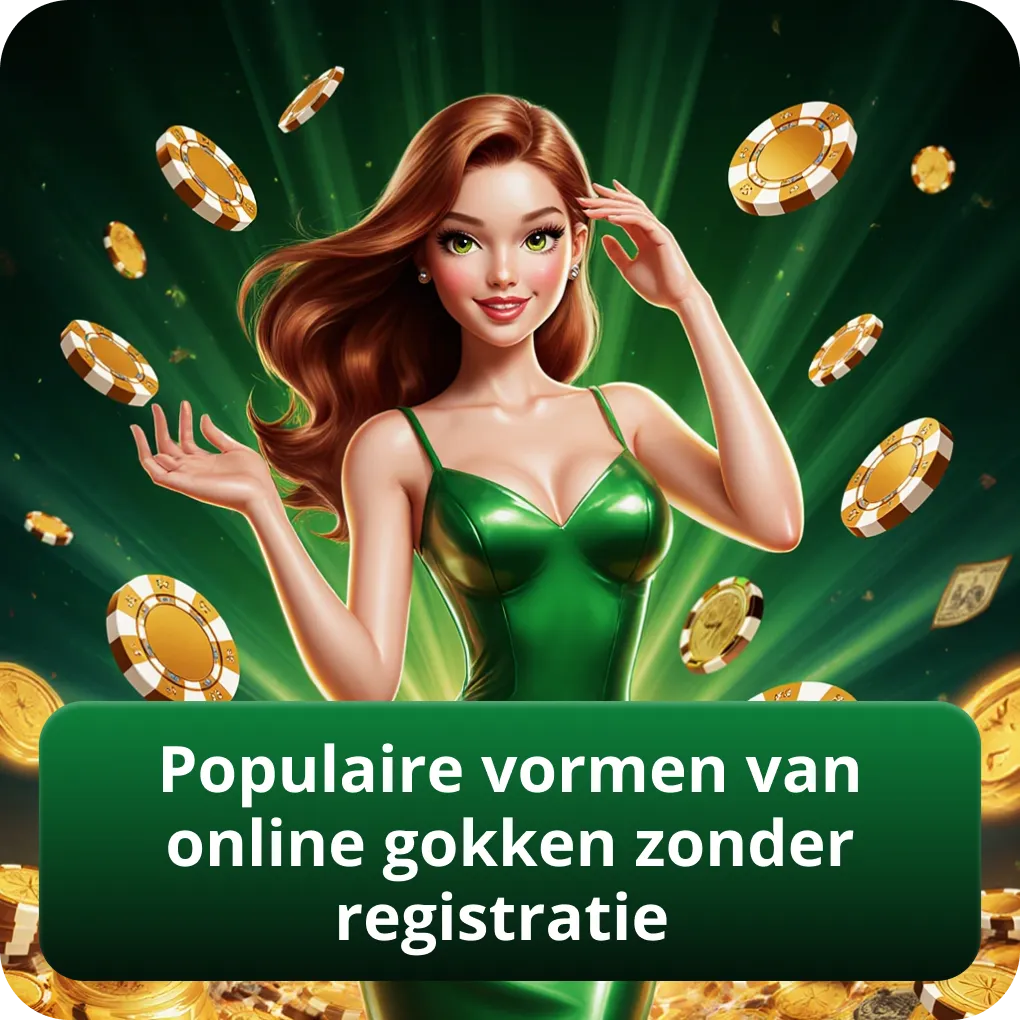 Populaire vormen van online gokken zonder registratie
