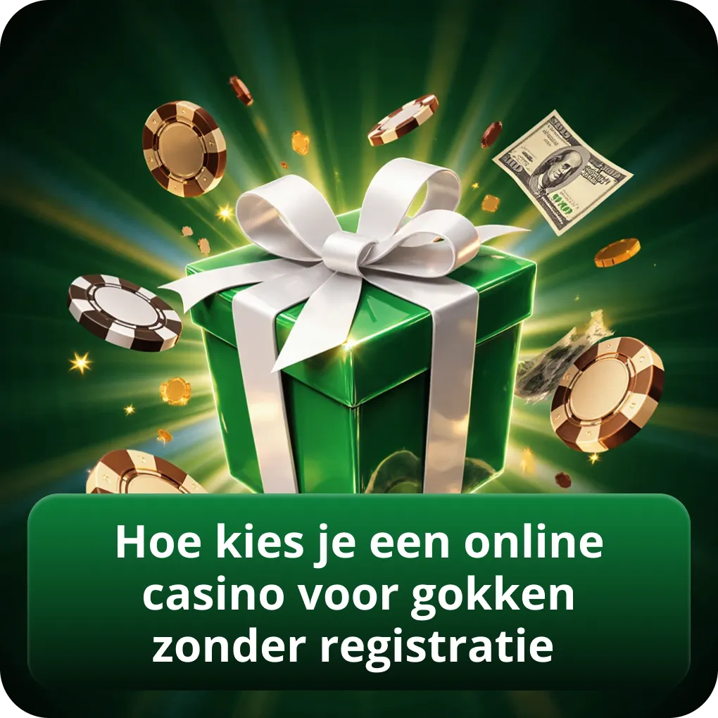 Hoe kies je een online casino voor gokken zonder registratie