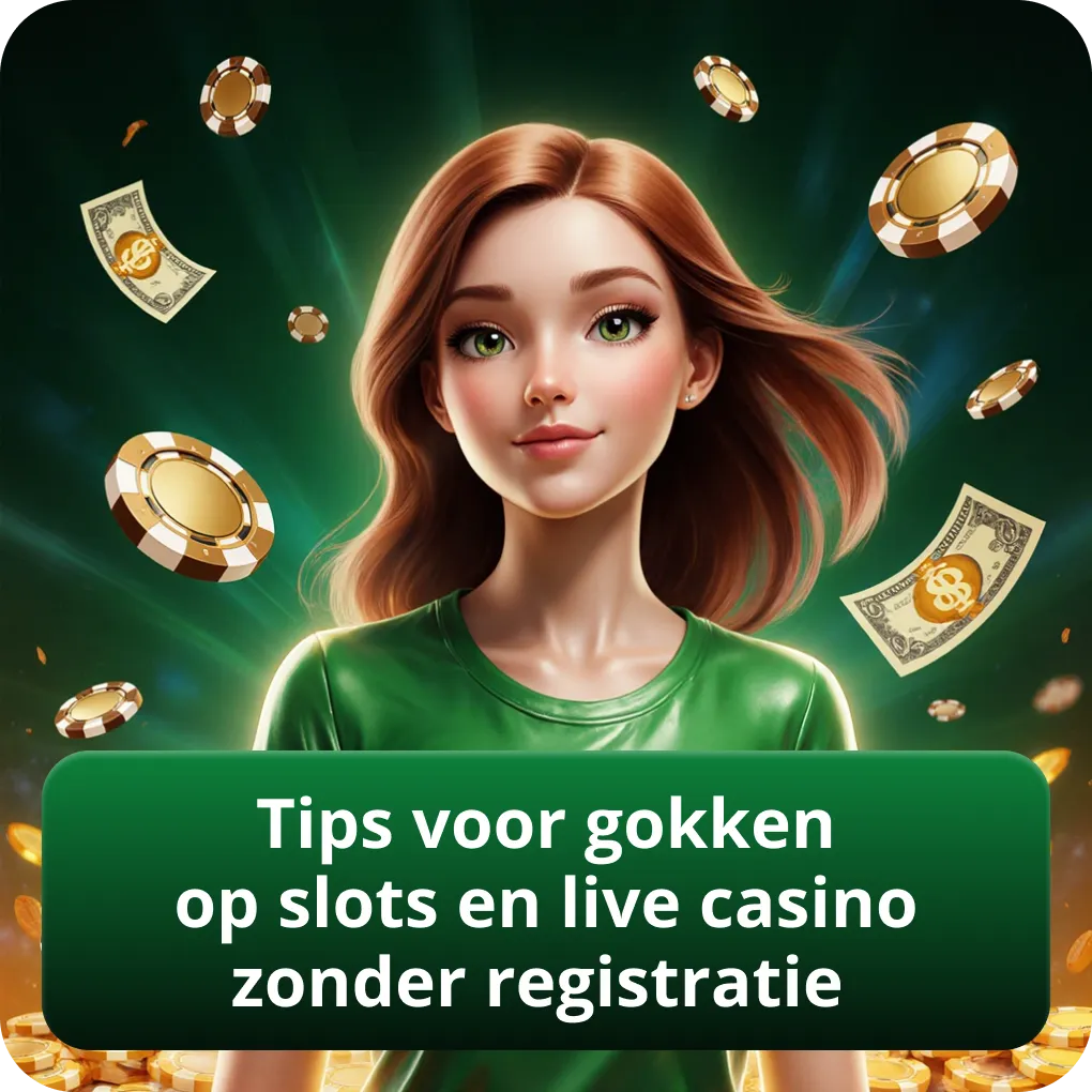 Tips voor gokken op slots en live casino zonder registratie