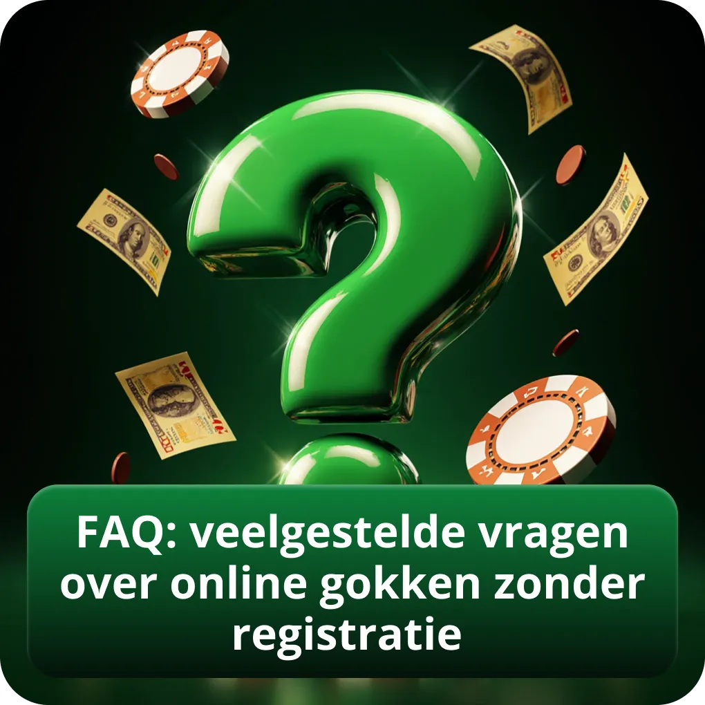 FAQ: veelgestelde vragen over online gokken zonder registratie
